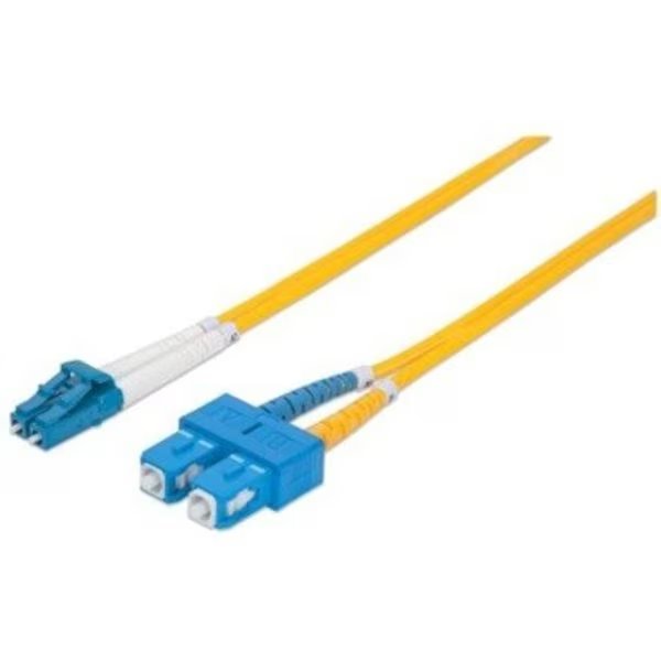 10M 33Ft Lc/Sc Single Mode Fiber Cable, Intellinet Network Solutions, Mfr#: 473996